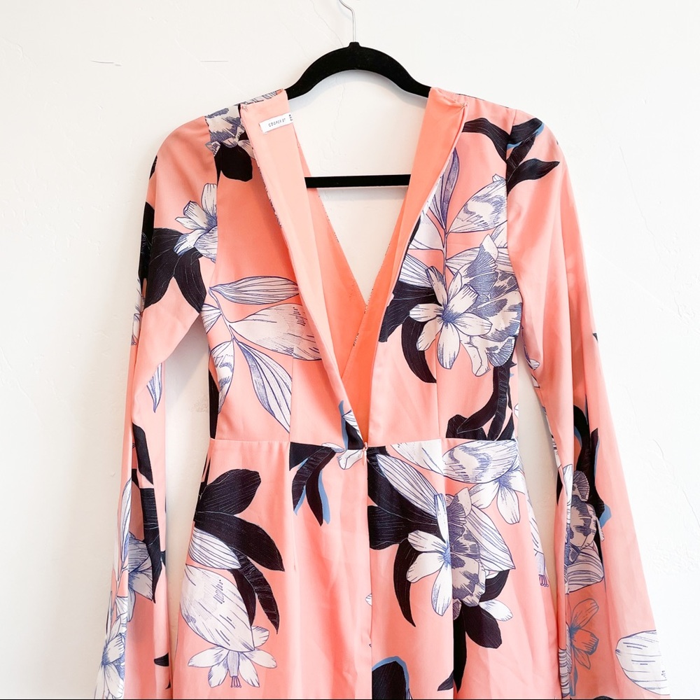 Cooper st dreamy vines peach mini dress size 4 - Picture 7 of 13
